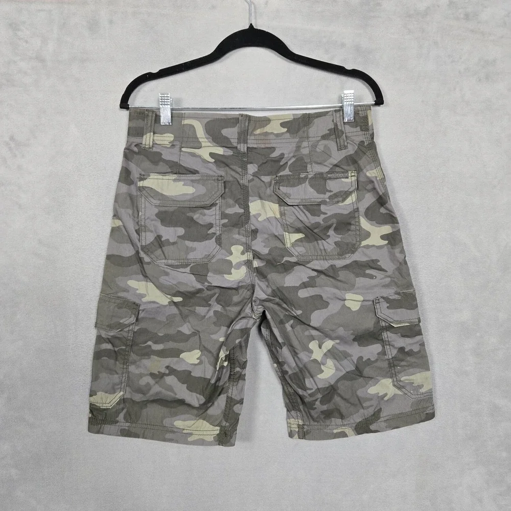 Lee Cargo Shorts Mens 30 Camo Extreme Motion Stretch Outdoor‎ NEW